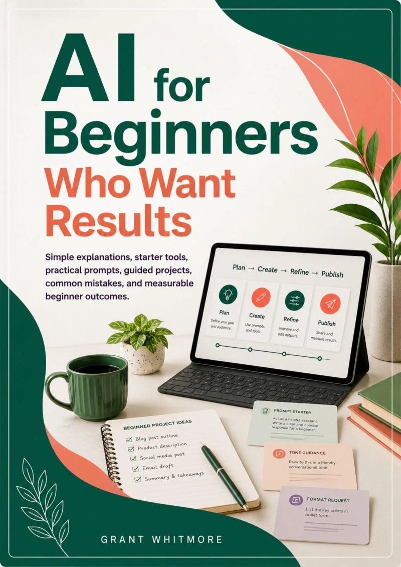 Portada: AI for Beginners Who Want Results