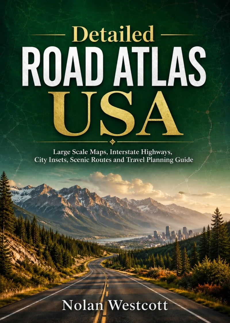Portada: Detailed Road Atlas USA