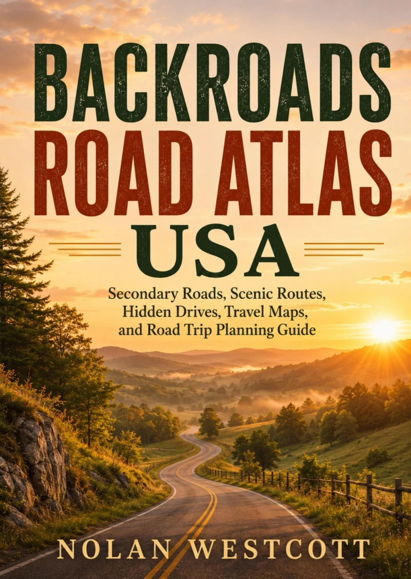Portada: Backroads Road Atlas USA