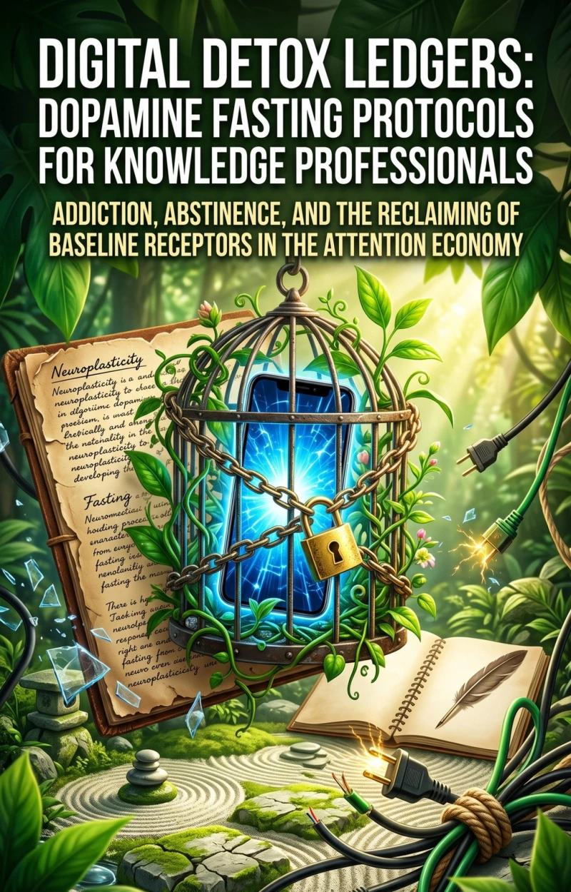 Portada: Digital Detox Ledgers: Dopamine Fasting Protocols for Knowledge Professionals