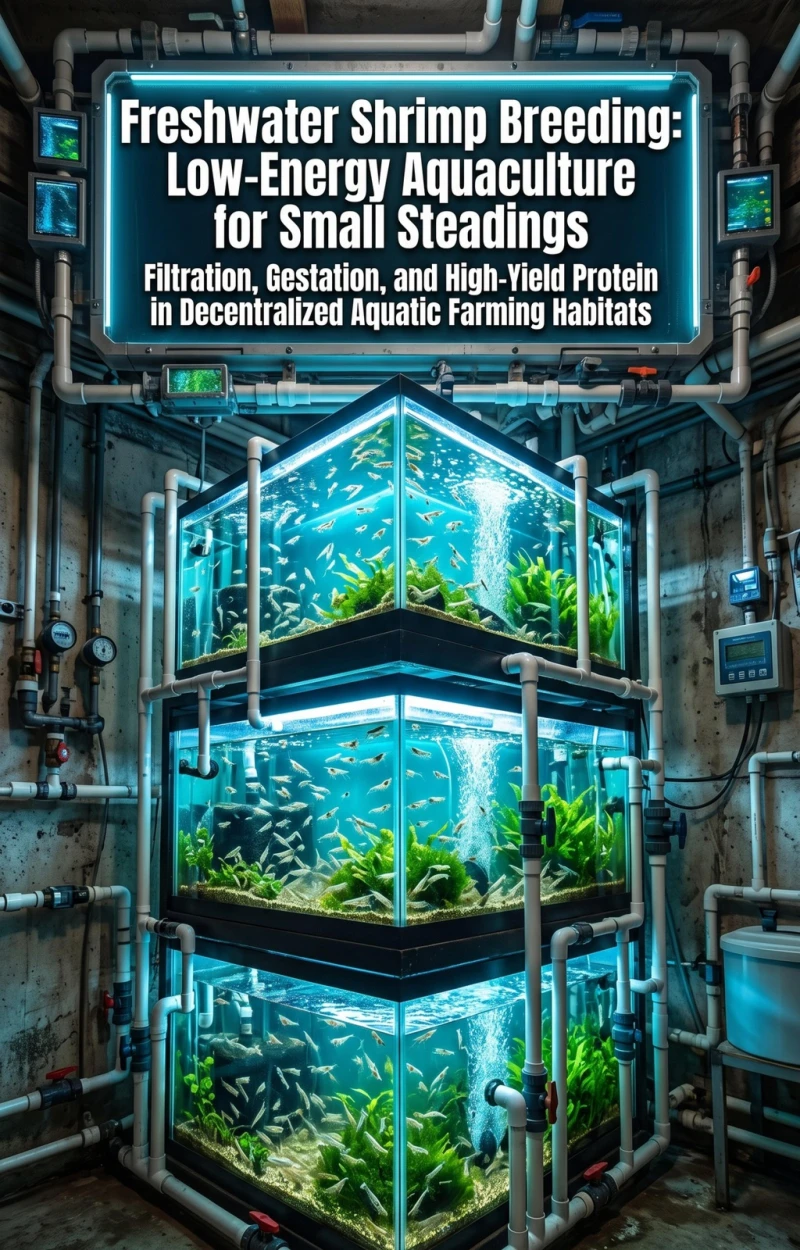 Portada: Freshwater Shrimp Breeding: Low-Energy Aquaculture for Small Steadings