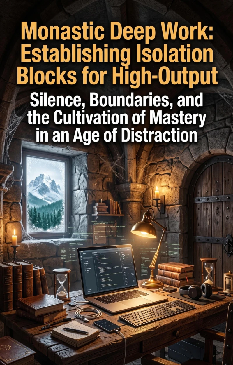 Portada: Monastic Deep Work: Establishing Isolation Blocks for High-Output Roles