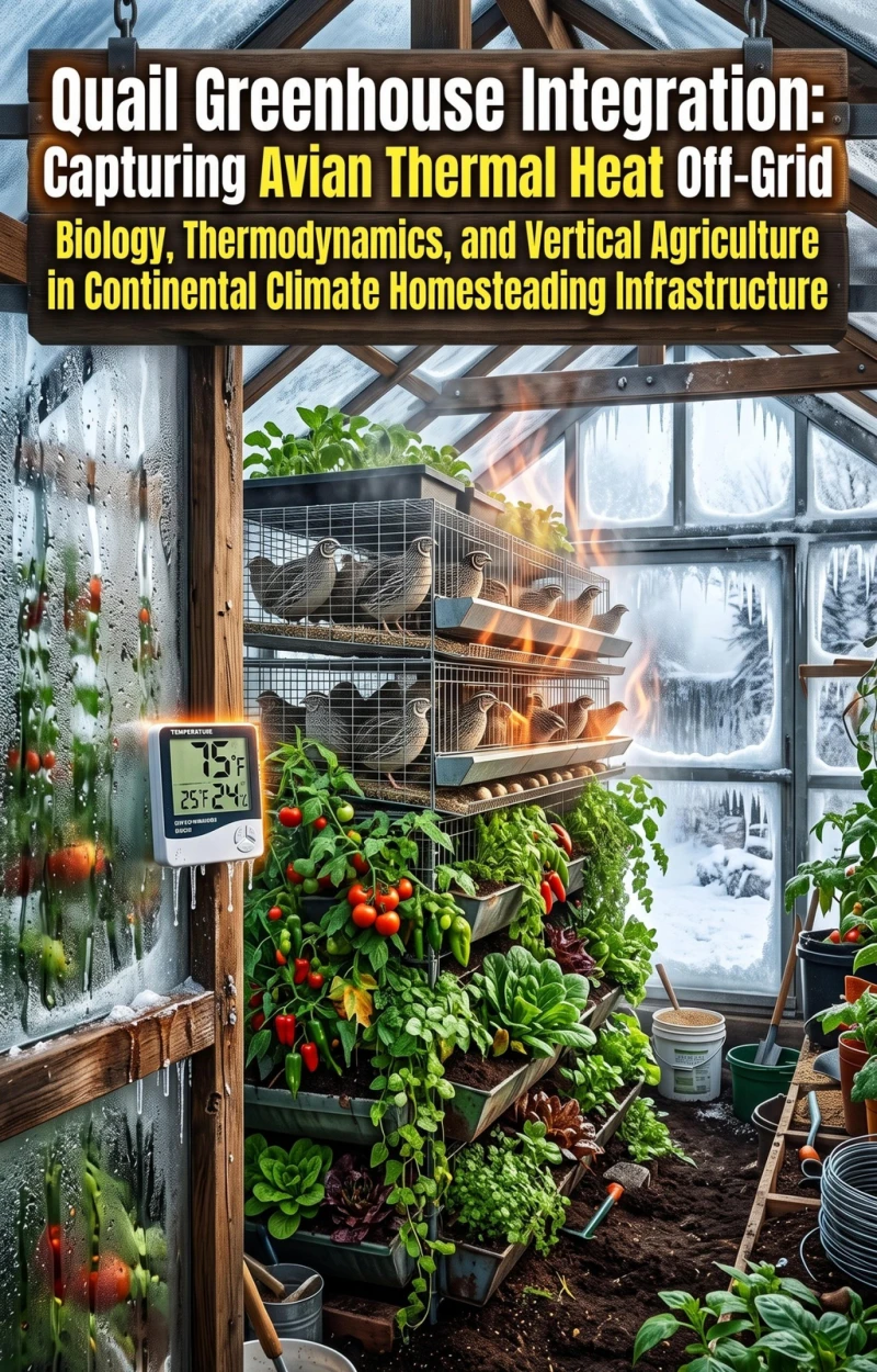 Portada: Quail Greenhouse Integration: Capturing Avian Thermal Heat Off-Grid