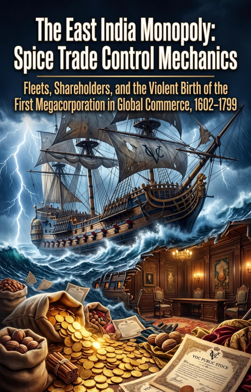 Portada: The East India Monopoly: Spice Trade Control Mechanics