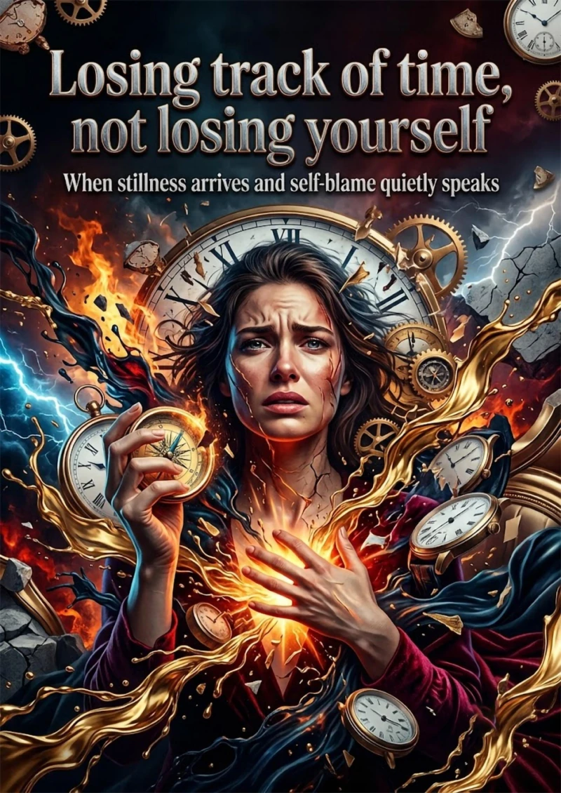 Portada: Losing track of time, not losing yourself