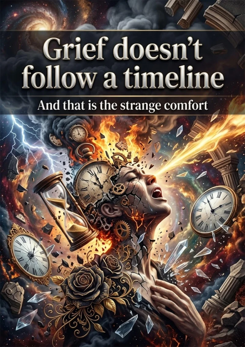 Portada: Grief doesn't follow a timeline