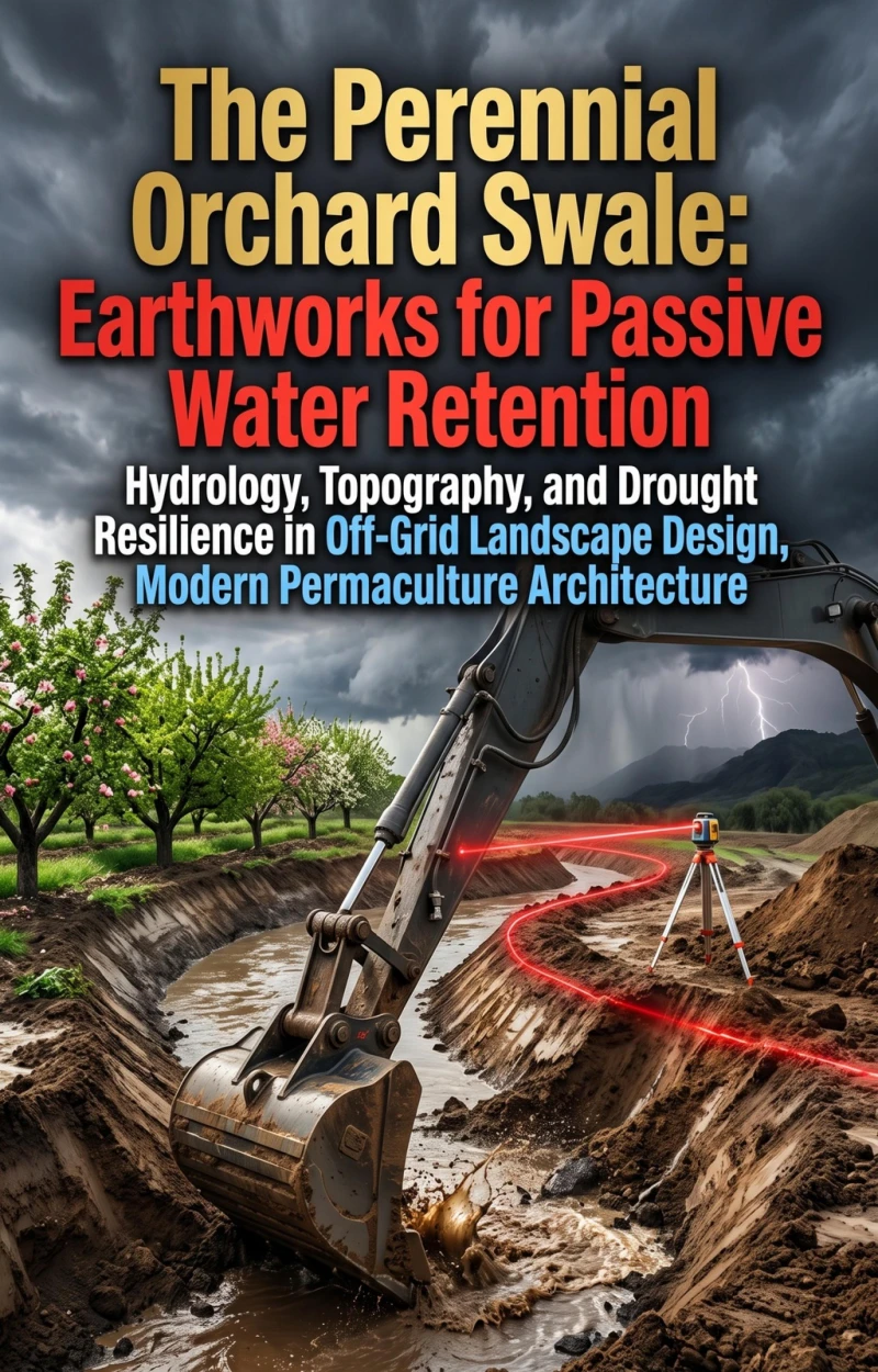 Portada: The Perennial Orchard Swale: Earthworks for Passive Water Retention