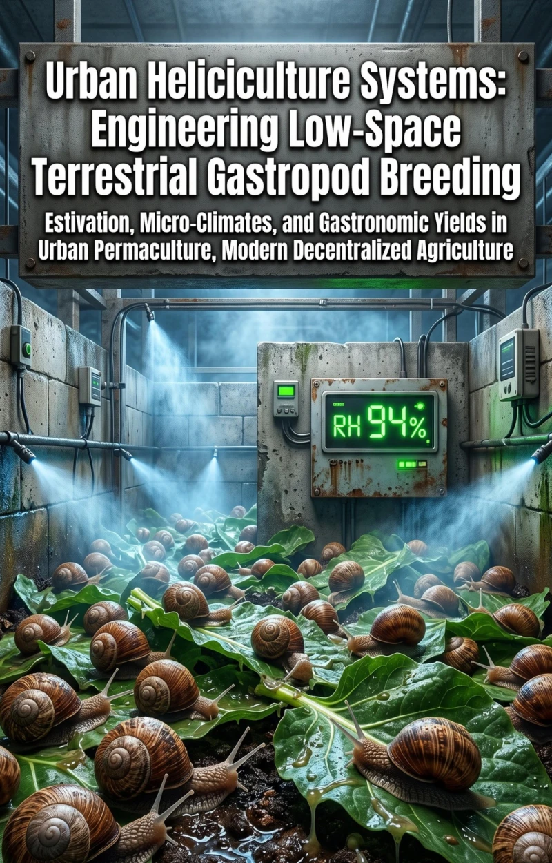 Portada: Urban Heliciculture Systems: Engineering Low-Space Terrestrial Gastropod Breeding