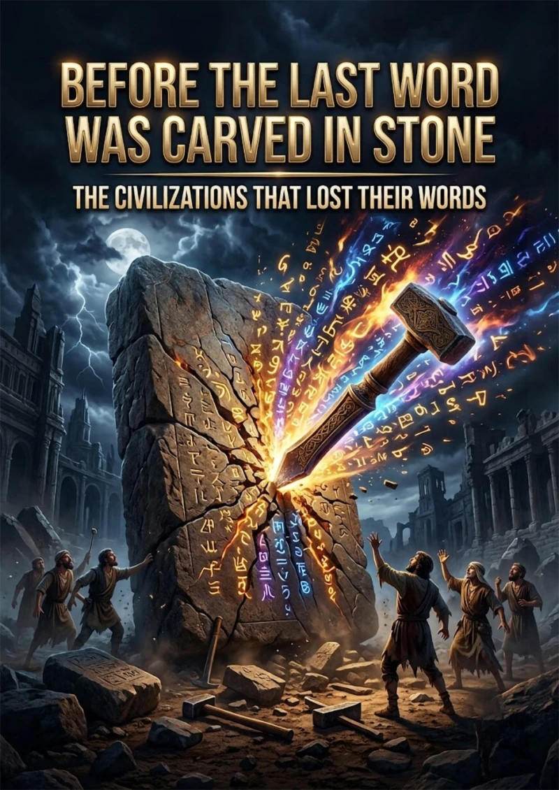 Portada: Before the last word was carved in stone