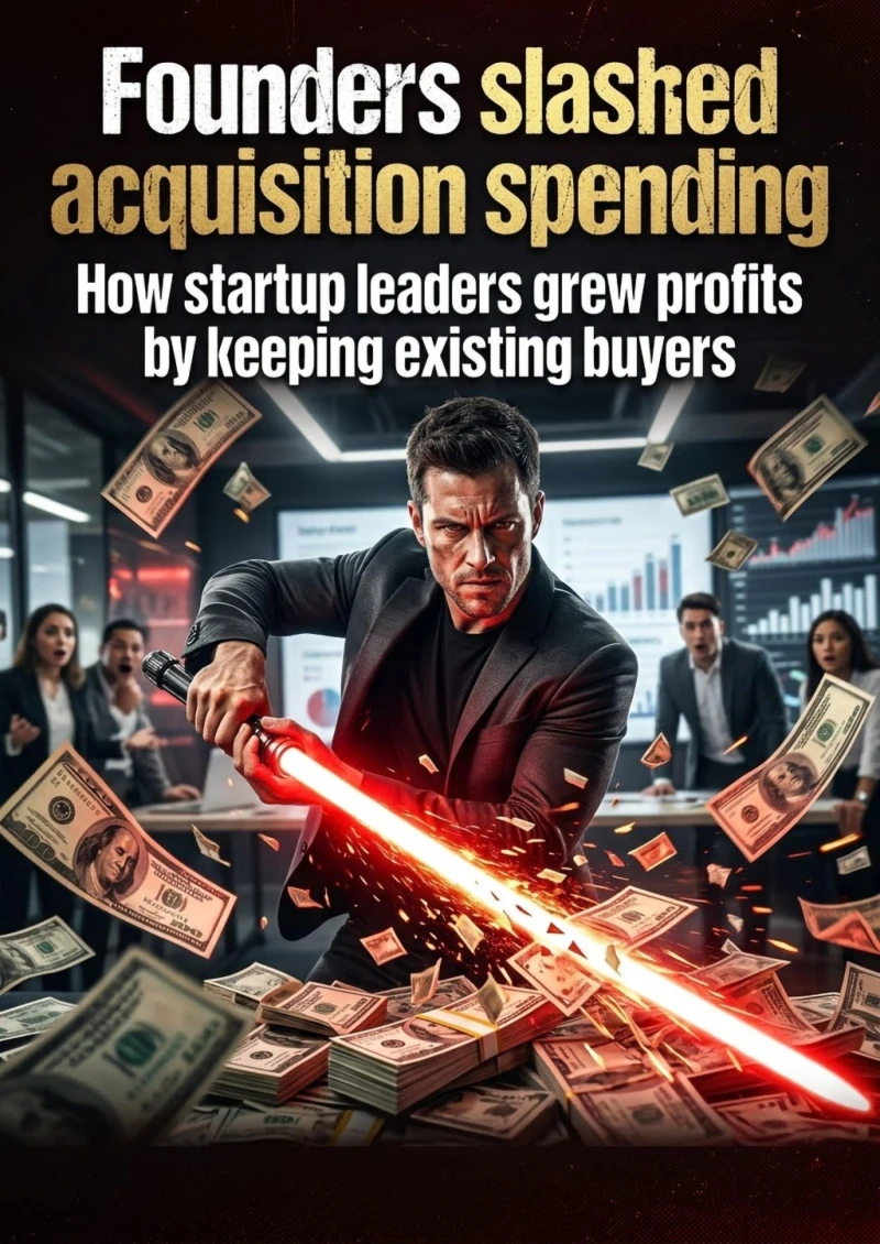 Portada: Founders slashed acquisition spending