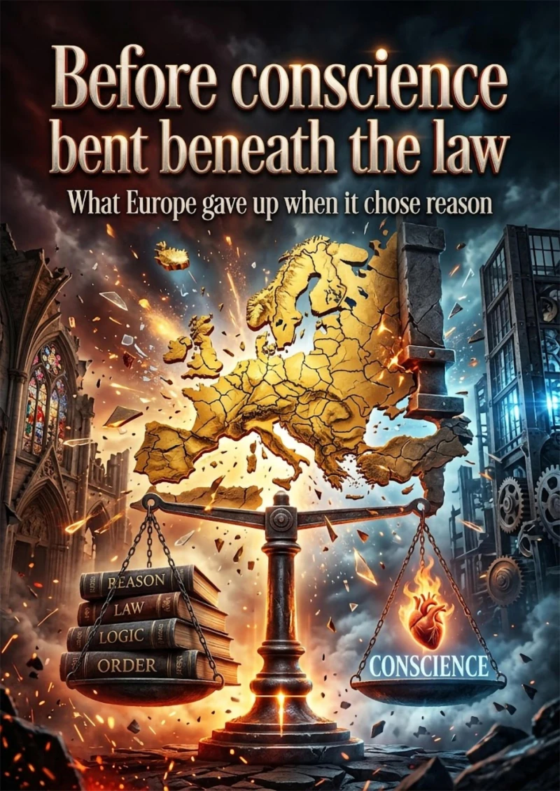Portada: Before conscience bent beneath the law