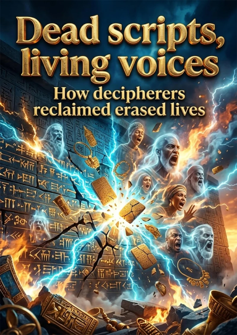 Portada: Dead scripts, living voices