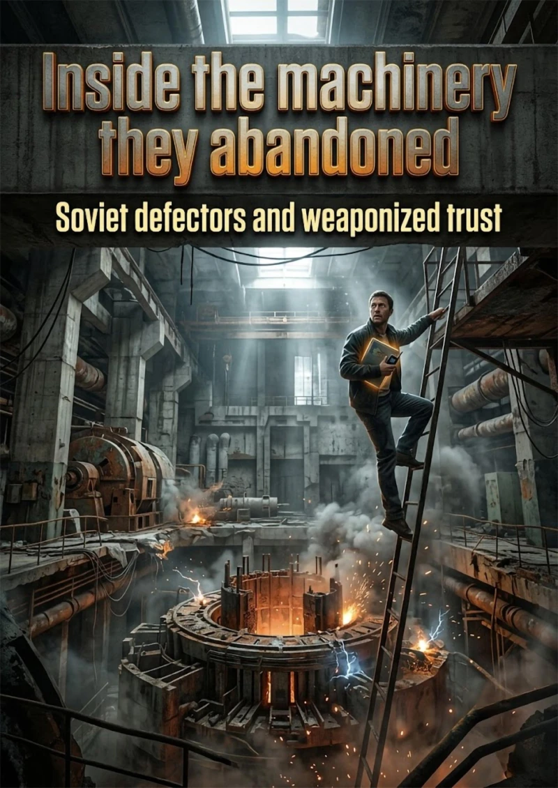 Portada: Inside the machinery they abandoned