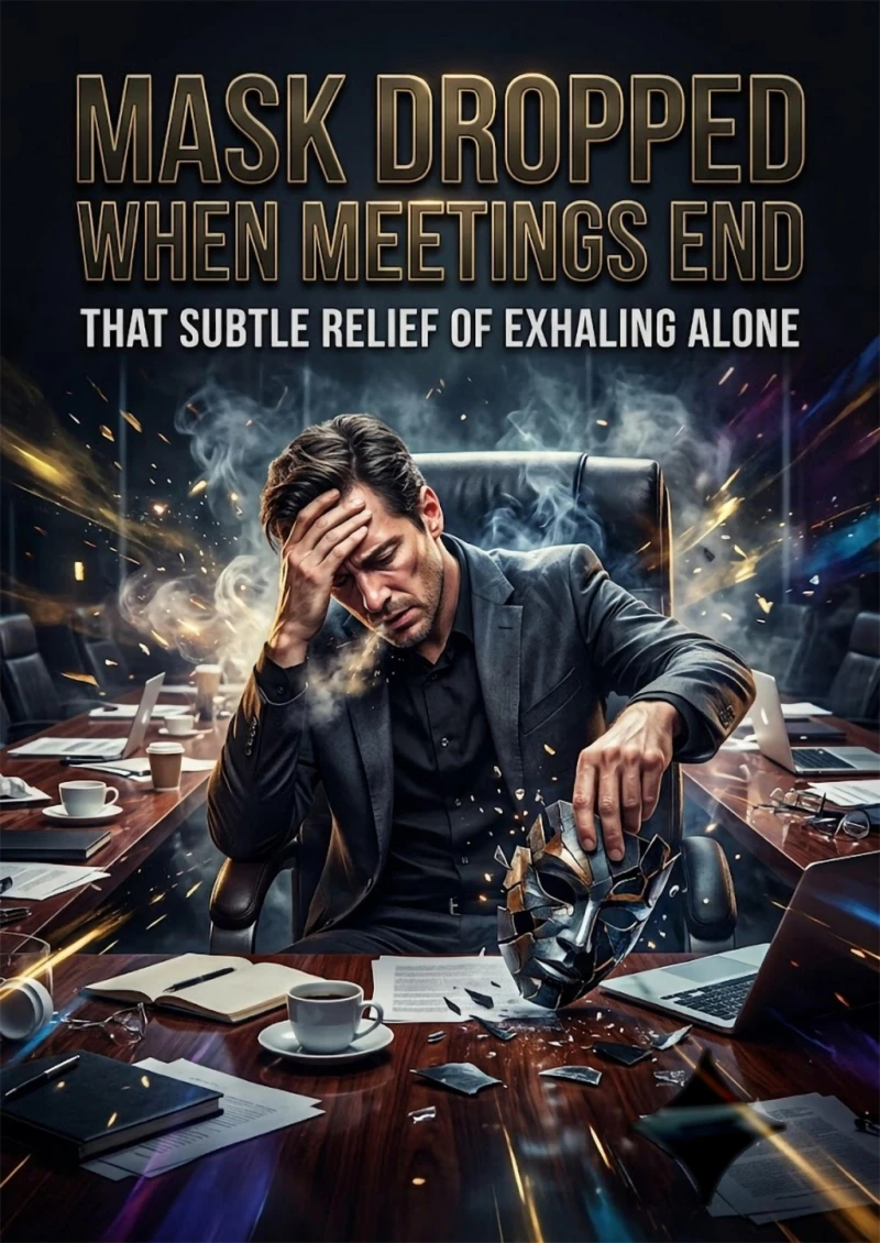 Portada: Mask dropped when meetings end