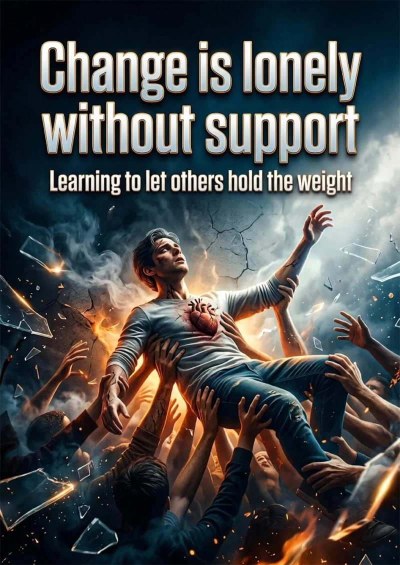 Portada: Change is lonely without support