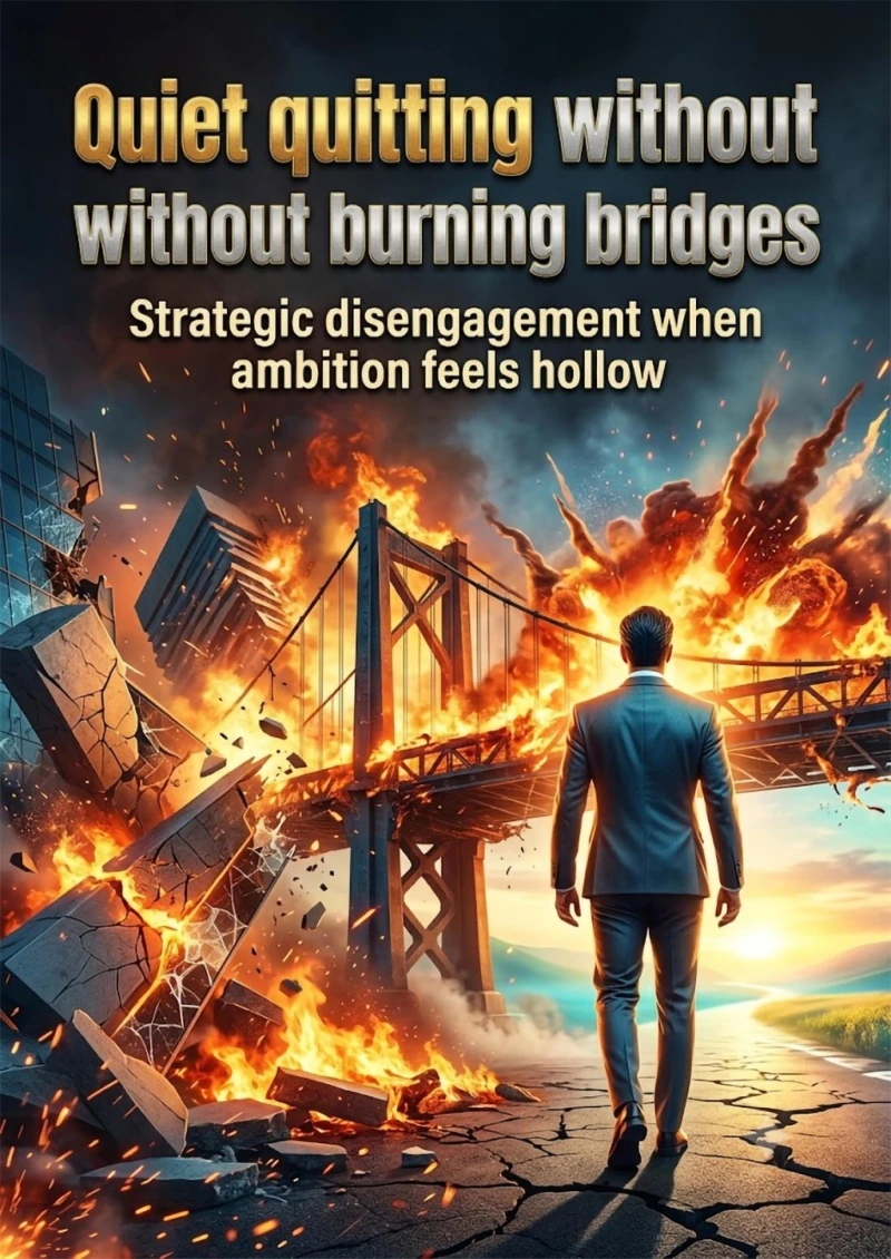 Portada: Quiet quitting without burning bridges