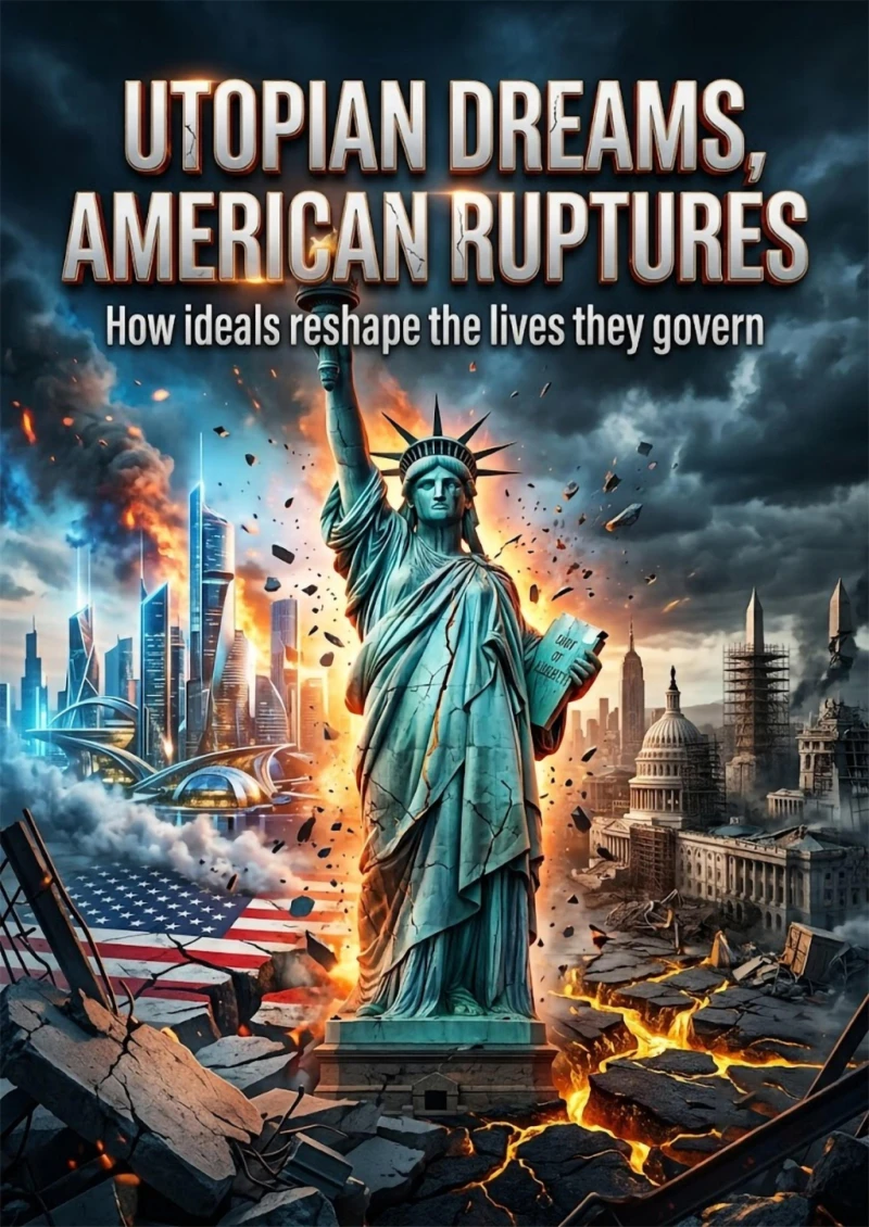 Portada: Utopian dreams, American ruptures