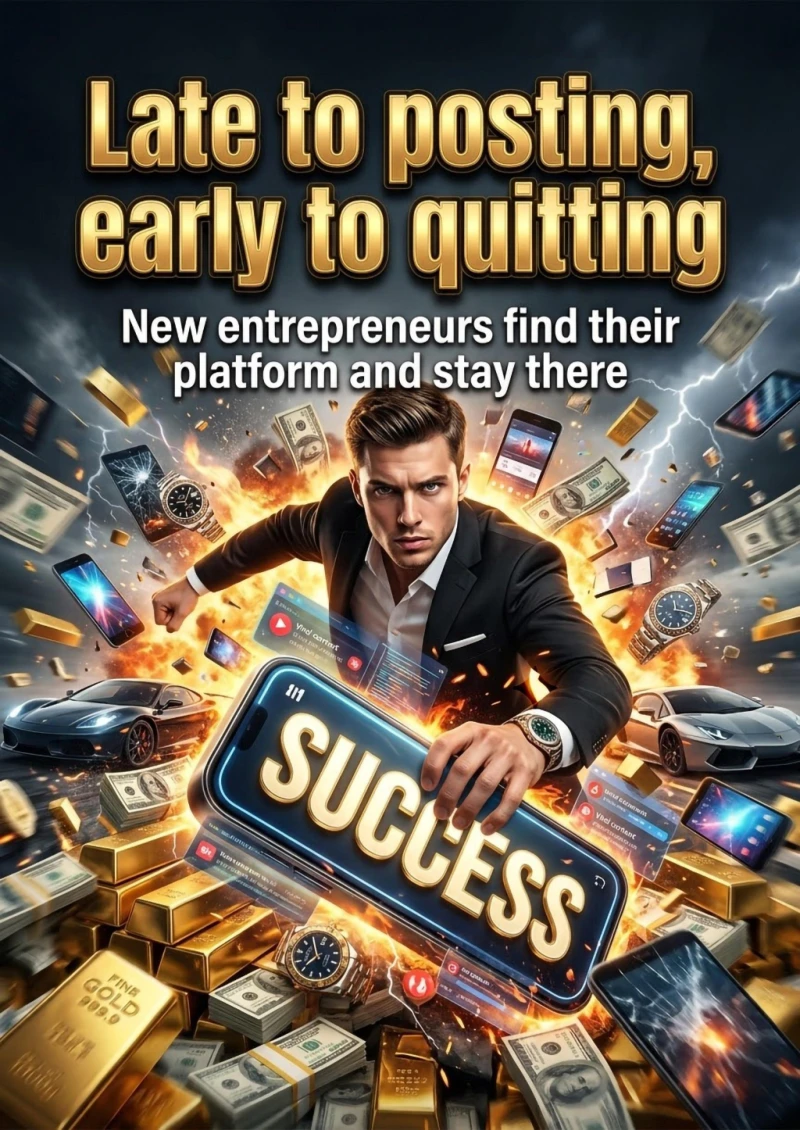 Portada: Late to posting, early to quitting
