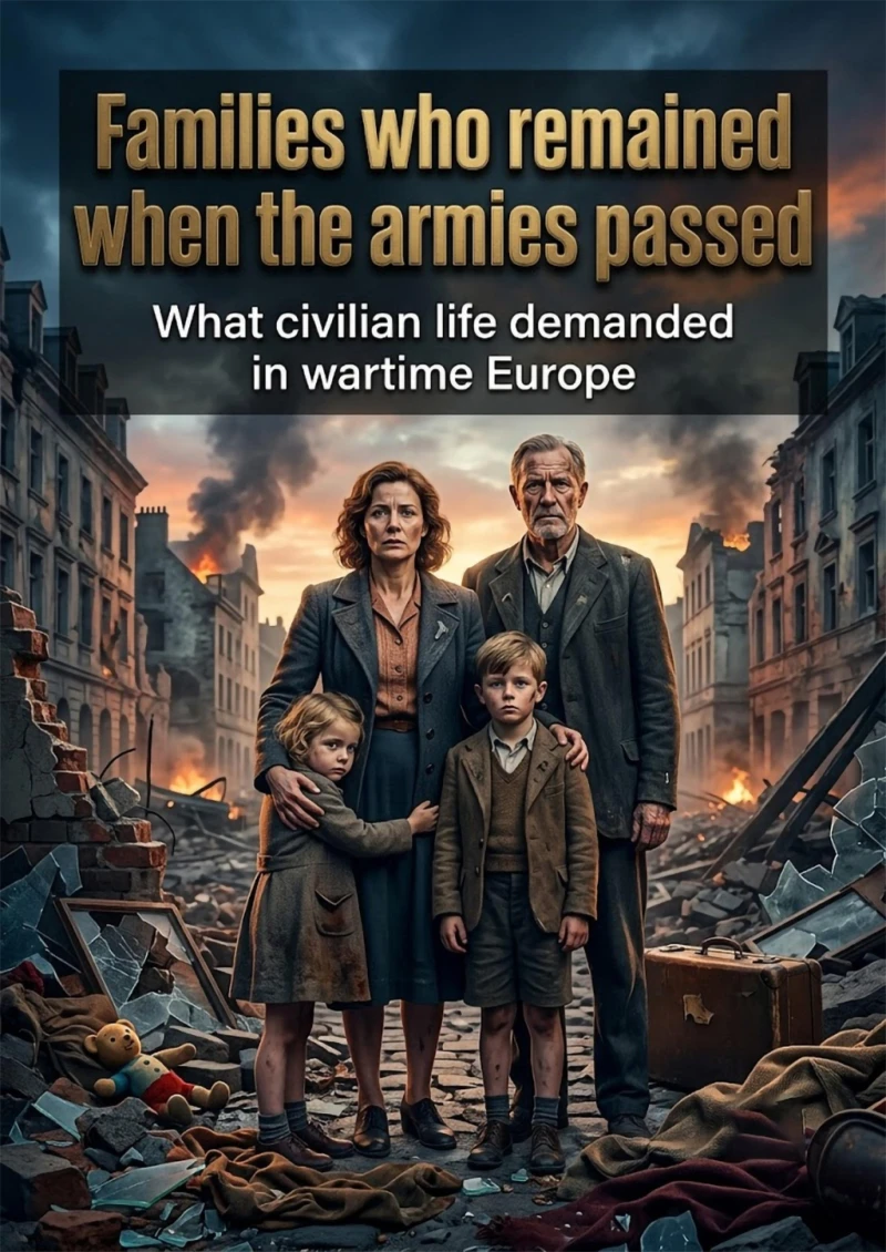 Portada: Families who remained when the armies passed