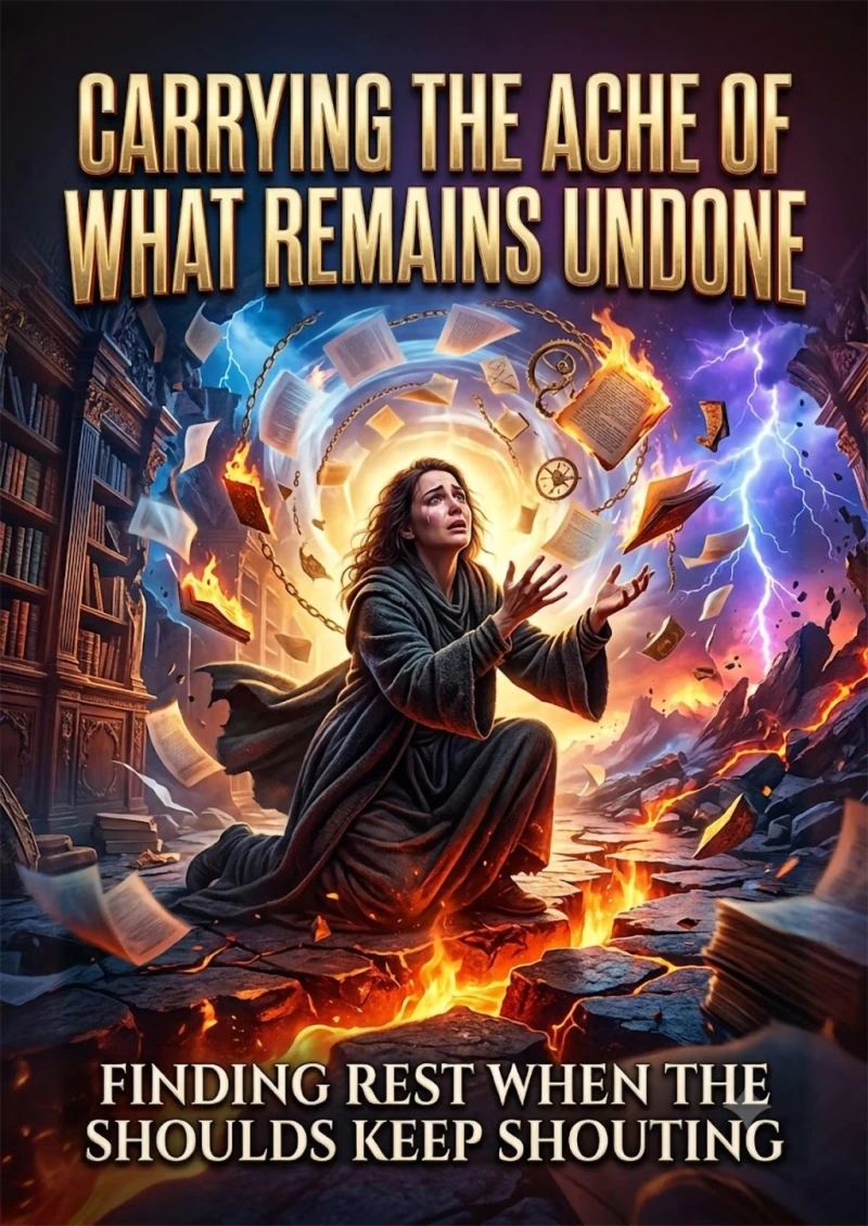 Portada: Carrying the ache of what remains undone