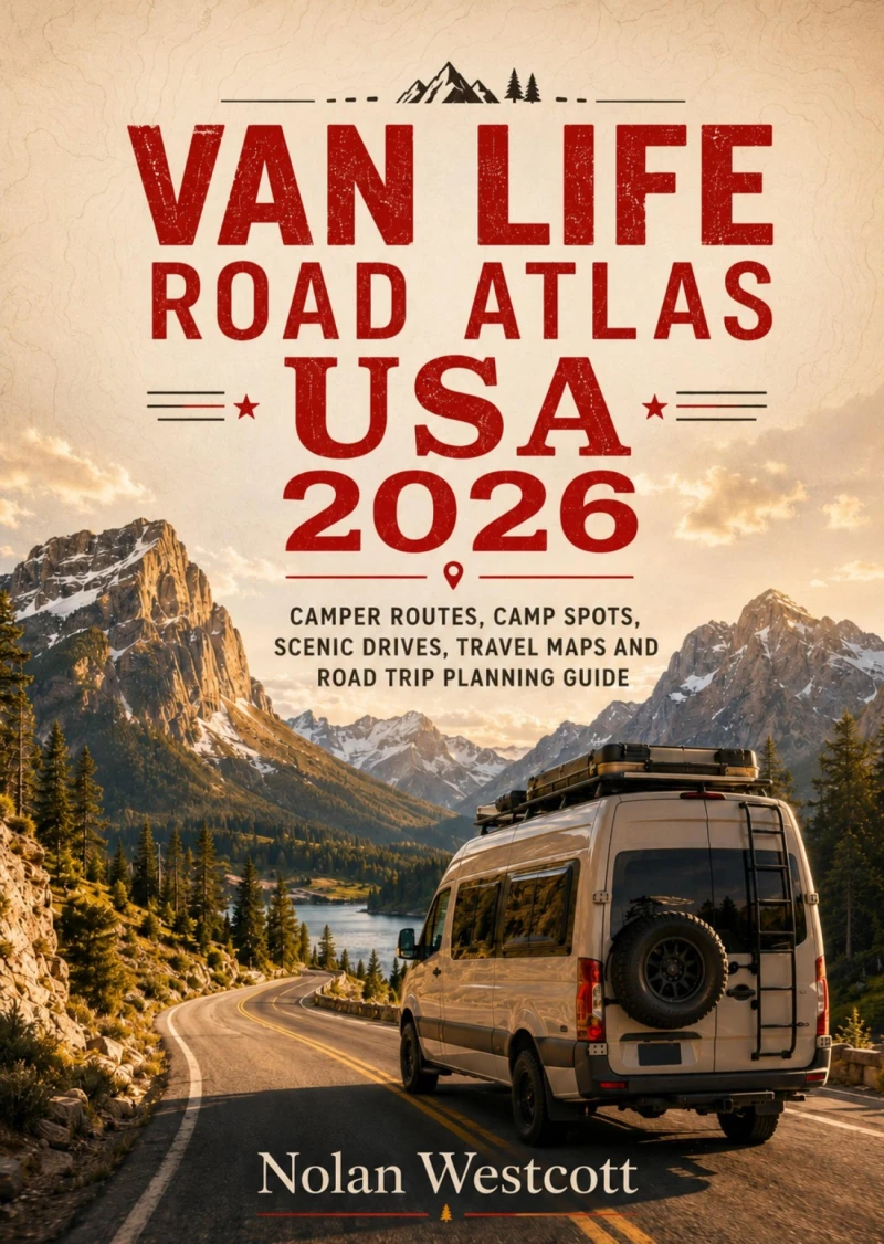 Portada: Van Life Road Atlas USA 2026
