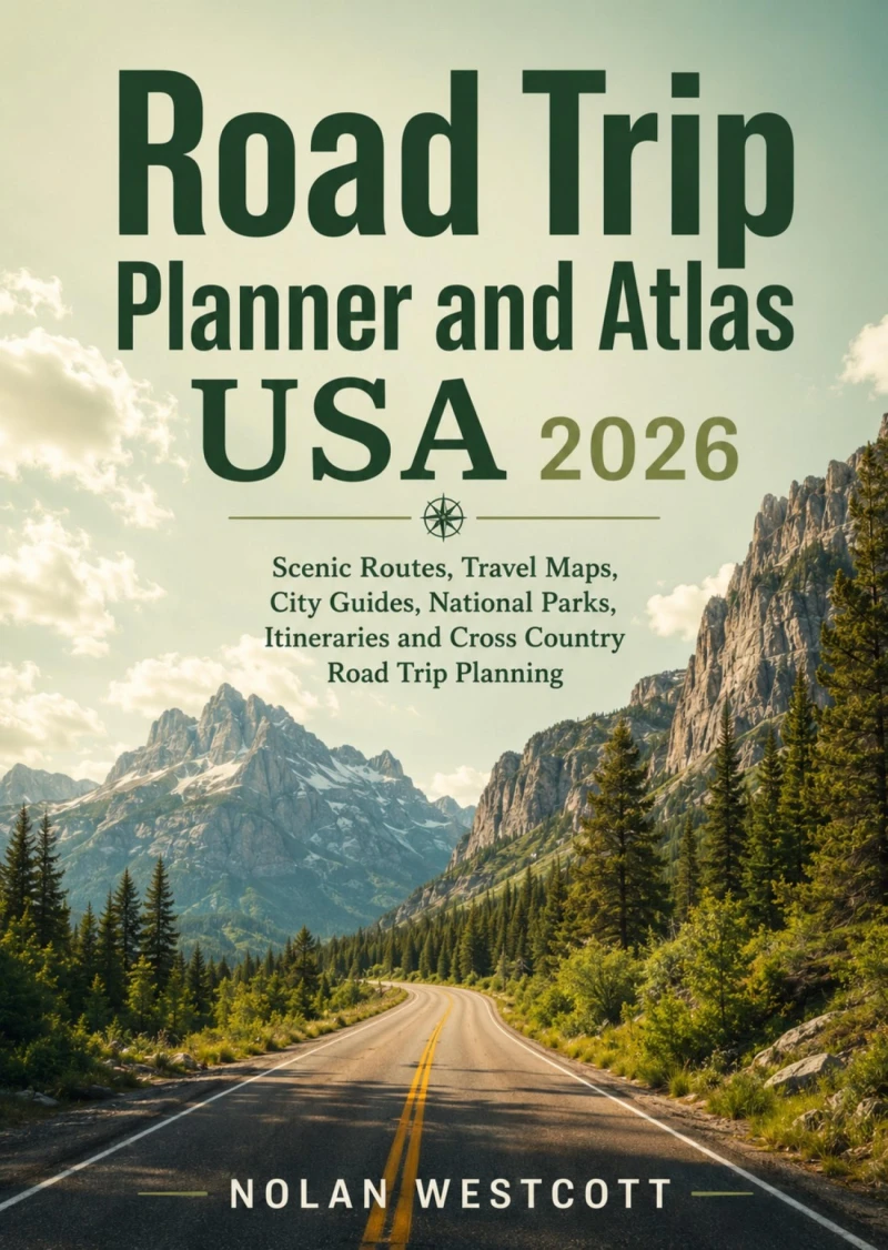Portada: Road Trip Planner and Atlas USA 2026