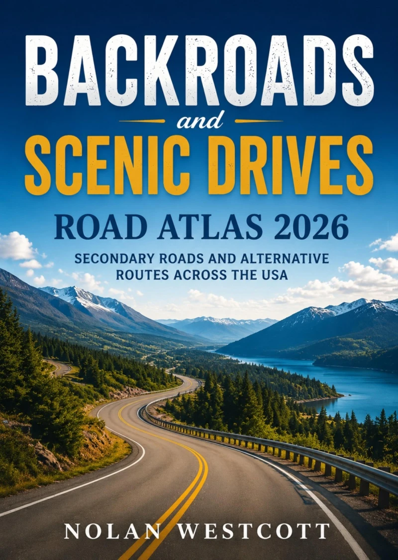 Portada: Backroads and Scenic Drives Road Atlas 2026