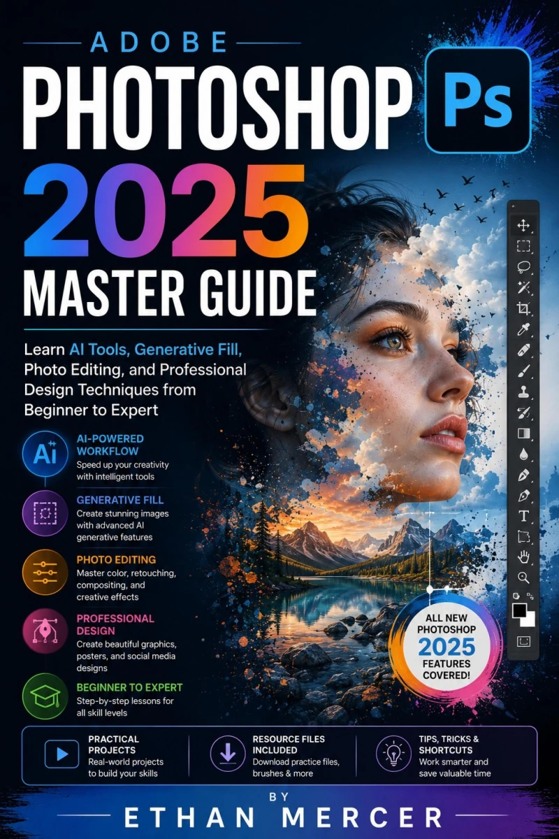 Portada: Adobe Photoshop 2025 Master Guide