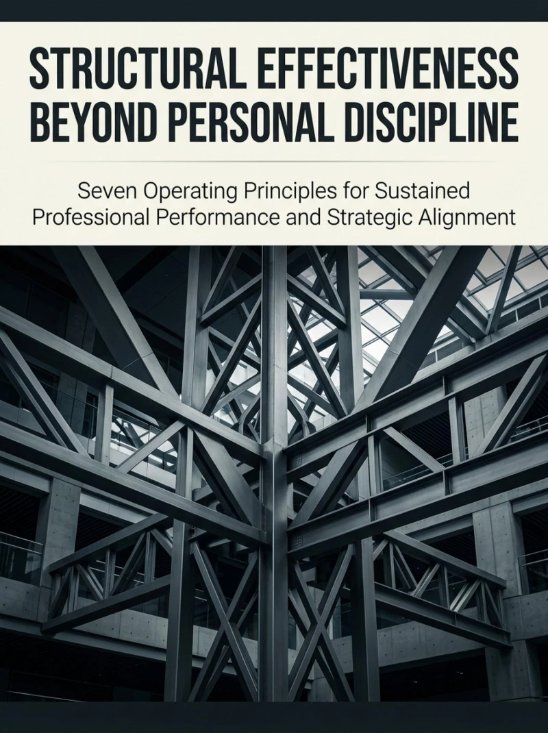 Portada: Structural Effectiveness Beyond Personal Discipline