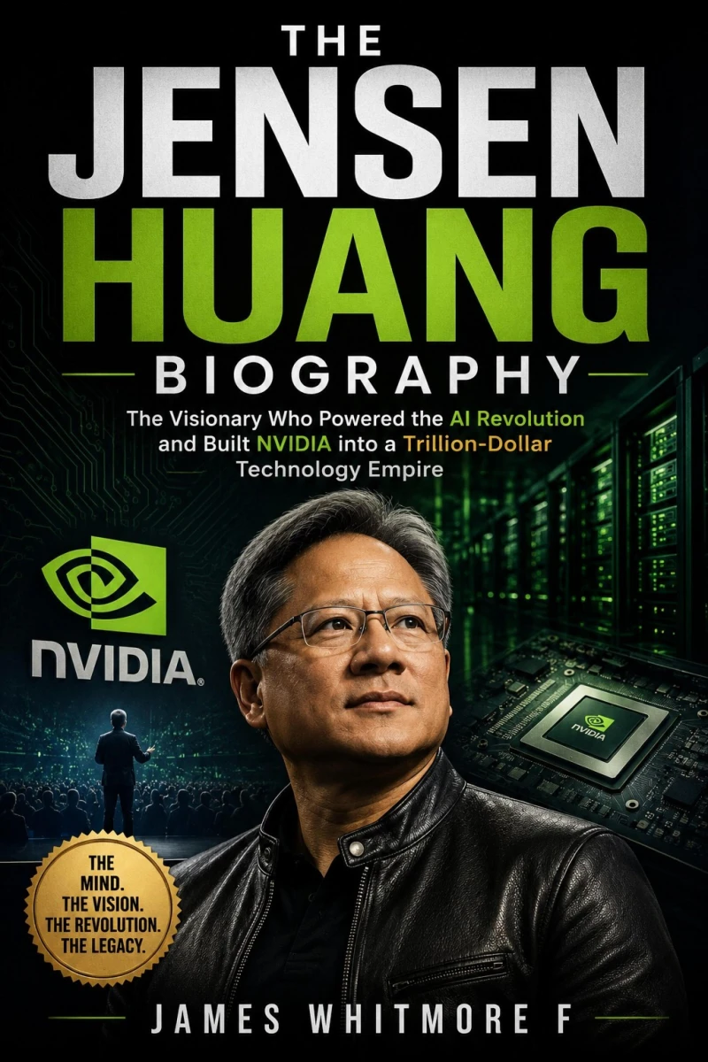 Portada: THE JENSEN HUANG BIOGRAPHY