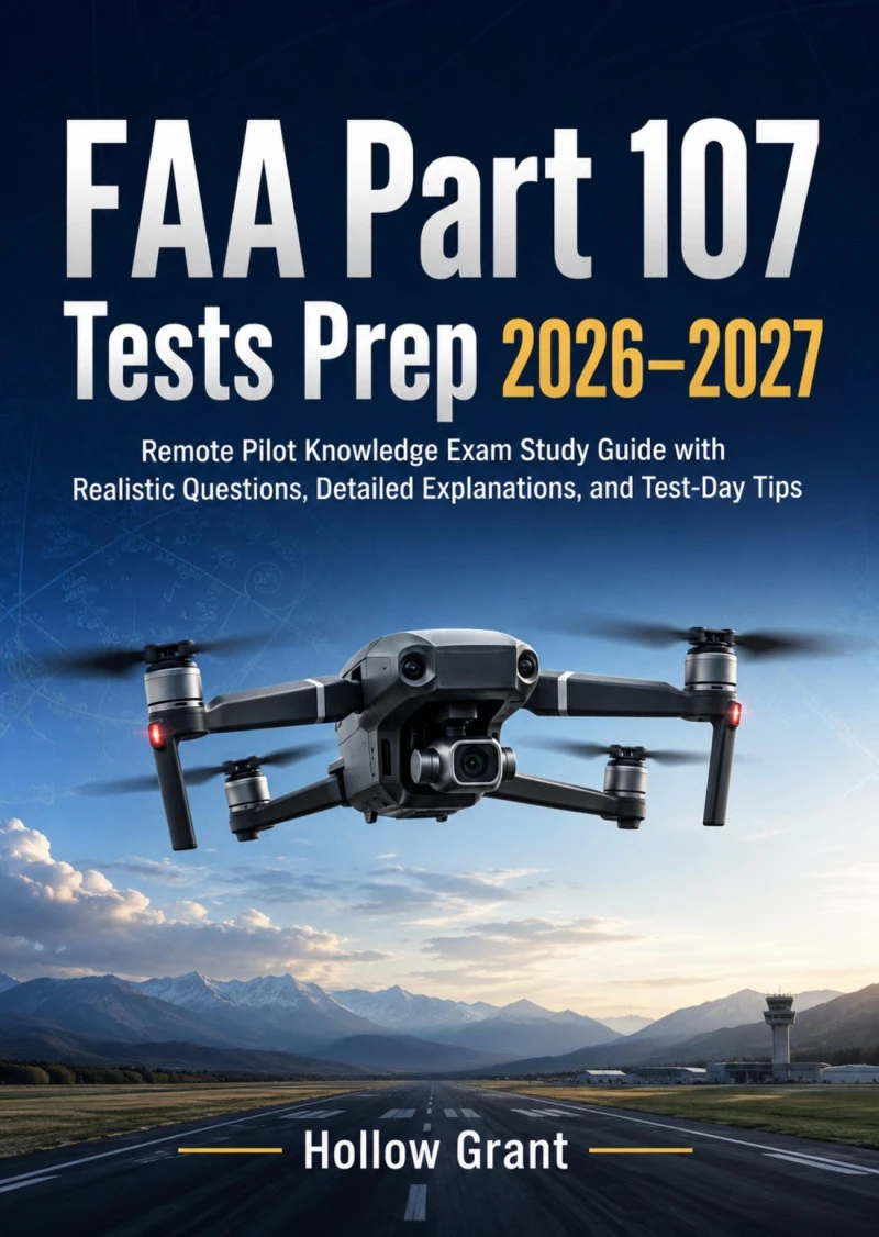Portada: FAA Part 107 Tests Prep 2026–2027
