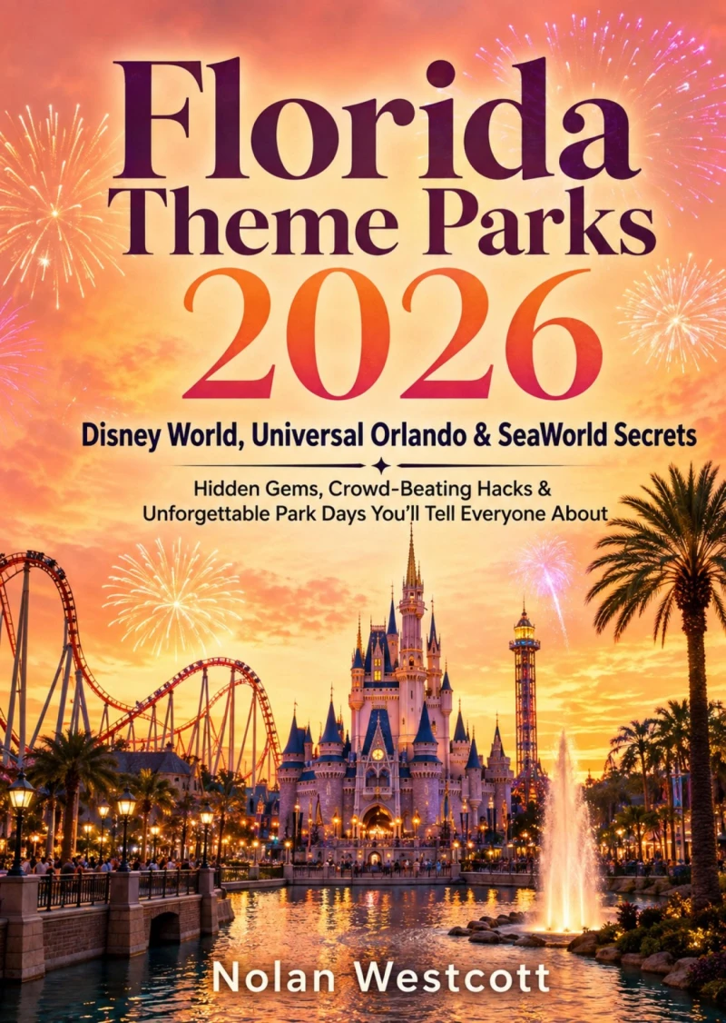 Portada: Florida Theme Parks 2026 Disney World, Universal Orlando & SeaWorld Secrets