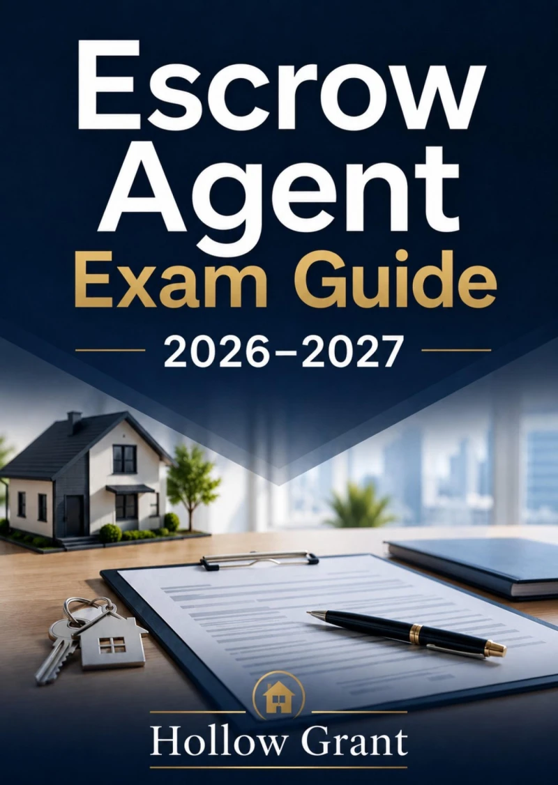Portada: Escrow Agent Exam Guide 2026–2027