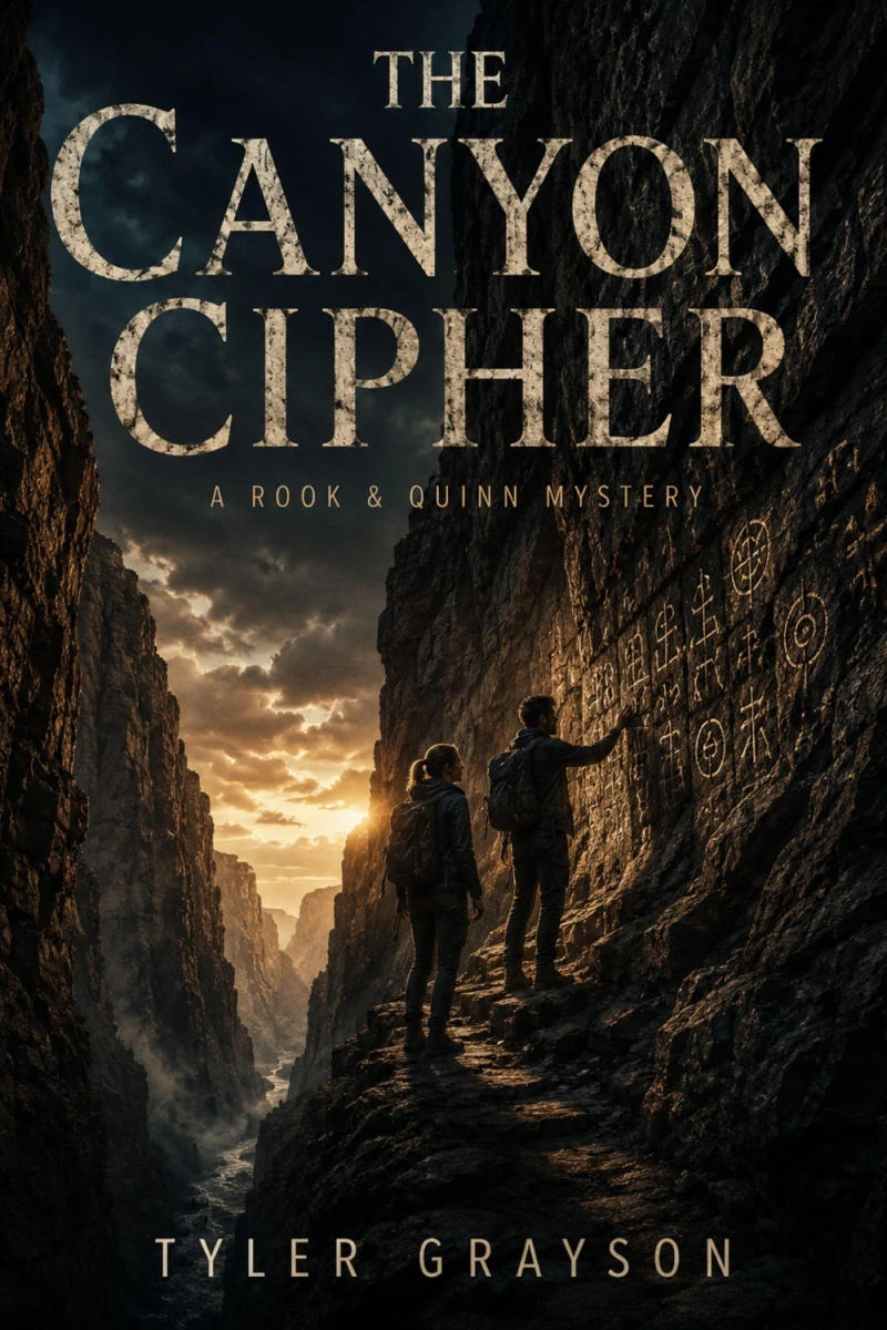 Portada: The Canyon Cipher — A Rook & Quinn Mystery