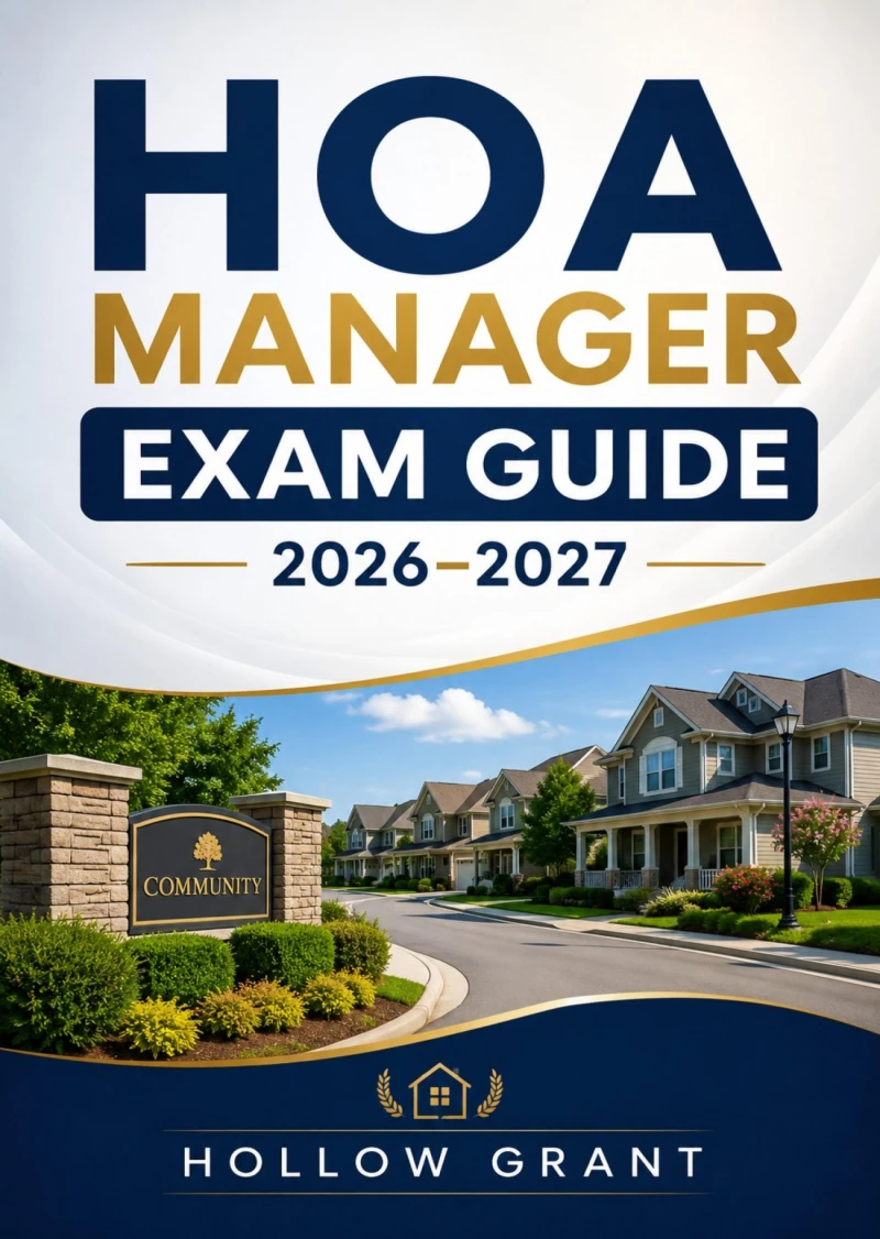 Portada: HOA Manager Exam Guide 2026–2027