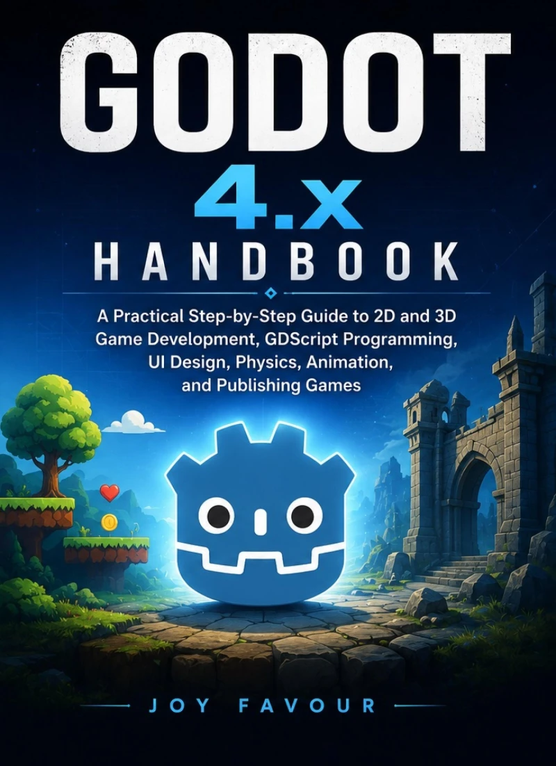 Portada: Godot 4.x Handbook