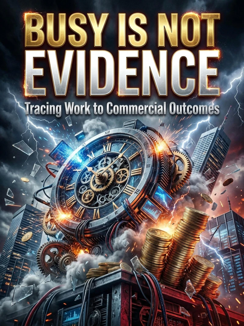 Portada: Busy Is Not Evidence