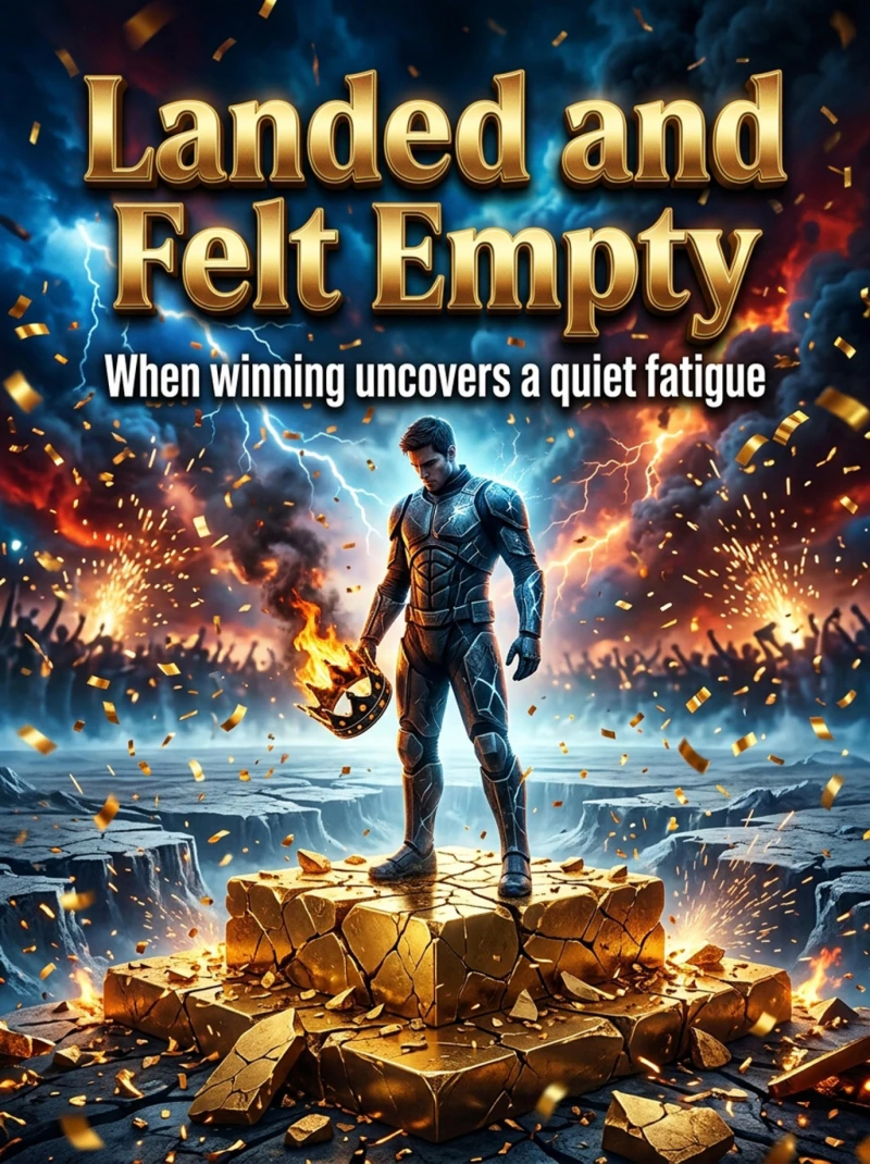 Portada: Landed and Felt Empty