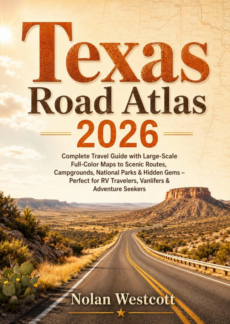 Portada: Texas Road Atlas 2026