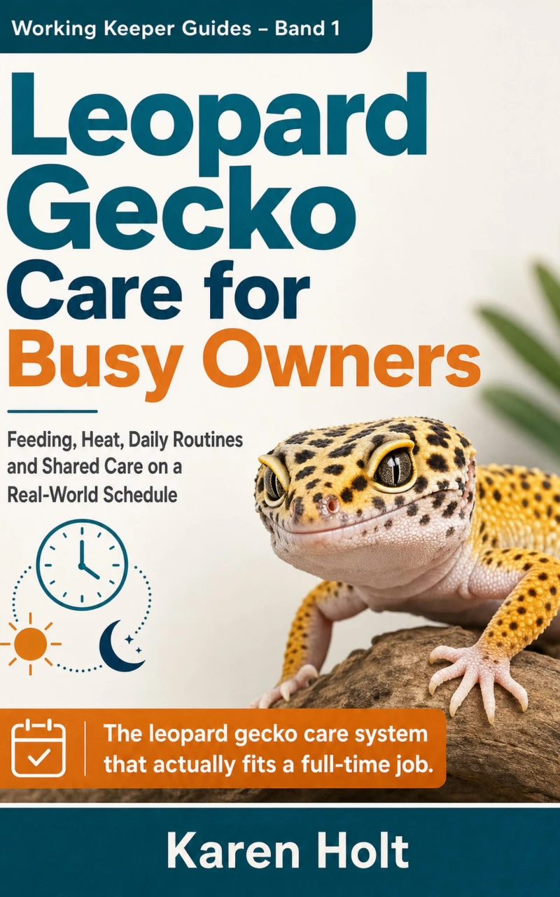 Portada: Leopard Gecko Care for Busy Owners