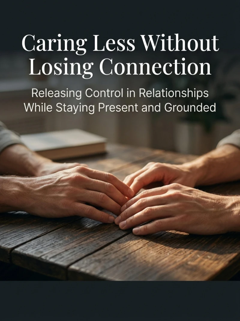 Portada: Caring Less Without Losing Connection