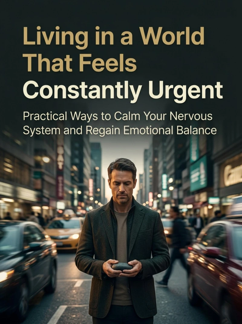 Portada: Living in a World That Feels Constantly Urgent