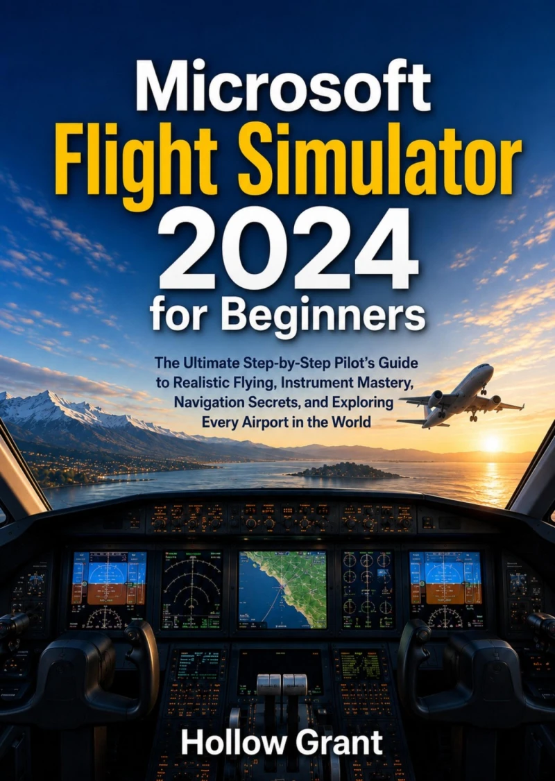 Portada: Microsoft Flight Simulator 2024 for Beginners