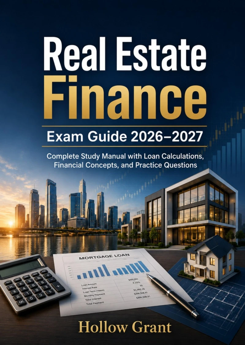 Portada: Real Estate Finance  Exam Guide 2026–2027