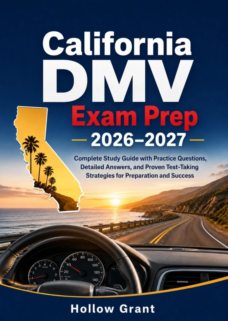 Portada: California DMV Exam Prep 2026–2027