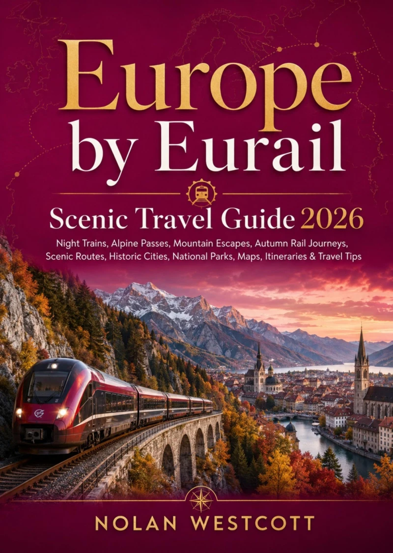 Portada: Europe by Eurail Scenic Travel Guide 2026