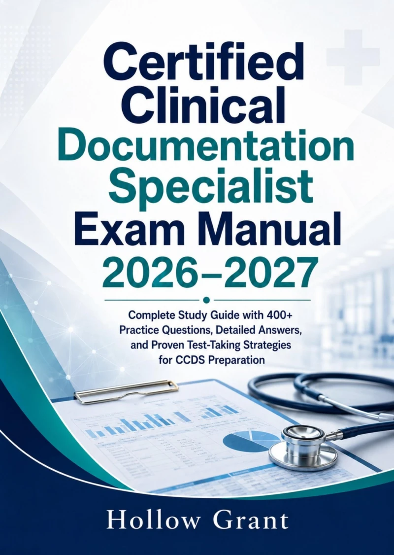 Portada: Certified Clinical Documentation Specialist Exam Manual 2026–2027