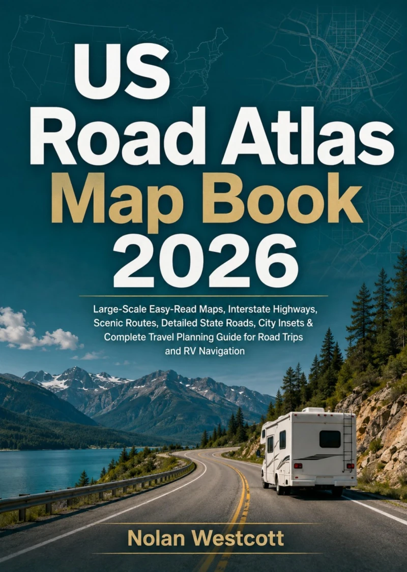 Portada: US Road Atlas Map Book 2026