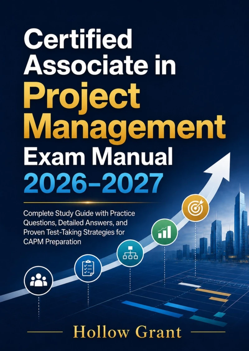 Portada: Certified associate in project management Exam Manual 2026–2027