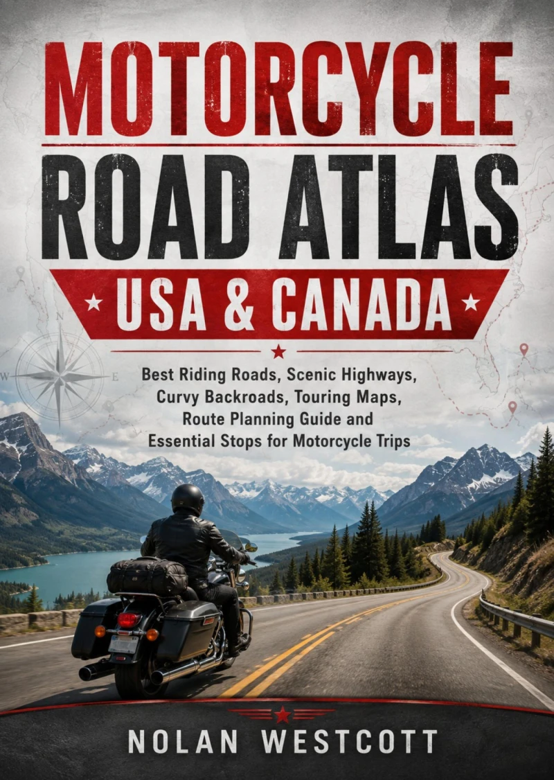Portada: Motorcycle Road Atlas USA & Canada